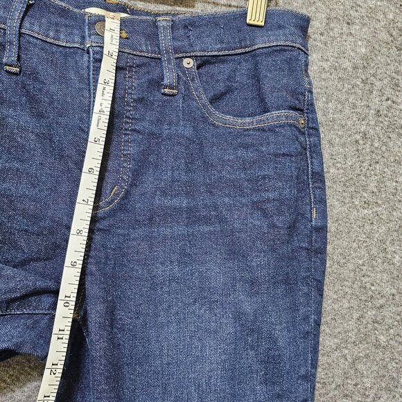 Madewell Skinny Jeans Womens Size 29 Cotton Blend Blue Denim Mid Rise Stretch - Picture 11 of 16
